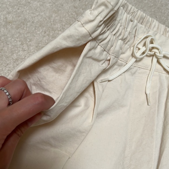 High waisted beige pants - Picture 4 of 8